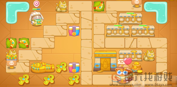 保卫萝卜4法老归来第74关通关攻略(图2)