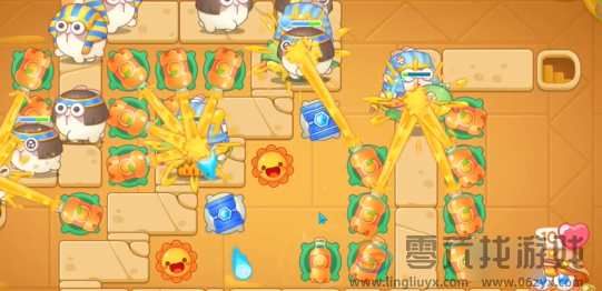 保卫萝卜4法老归来119关通关攻略(图6)